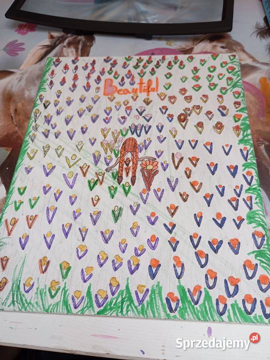 Dziewczyna wśród kwiatów Kraków