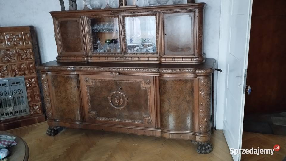 Piękny komplet do jadalni antyk