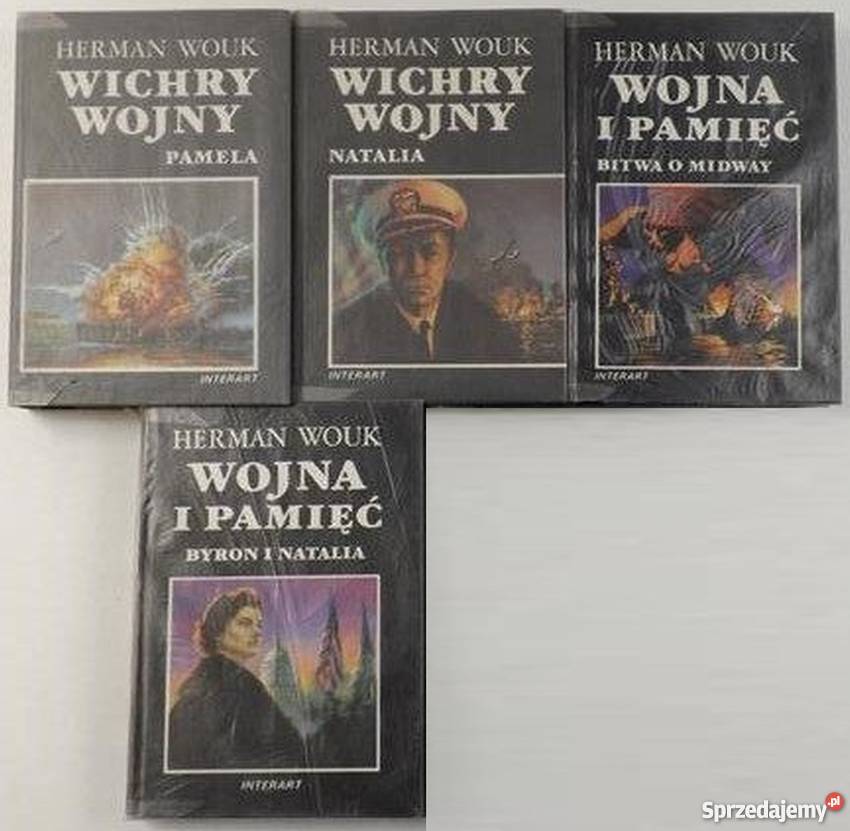 WICHRY WOJNY WOJNA I PAMIĘĆ 4 TOMY WOUK HERMAN Kraków