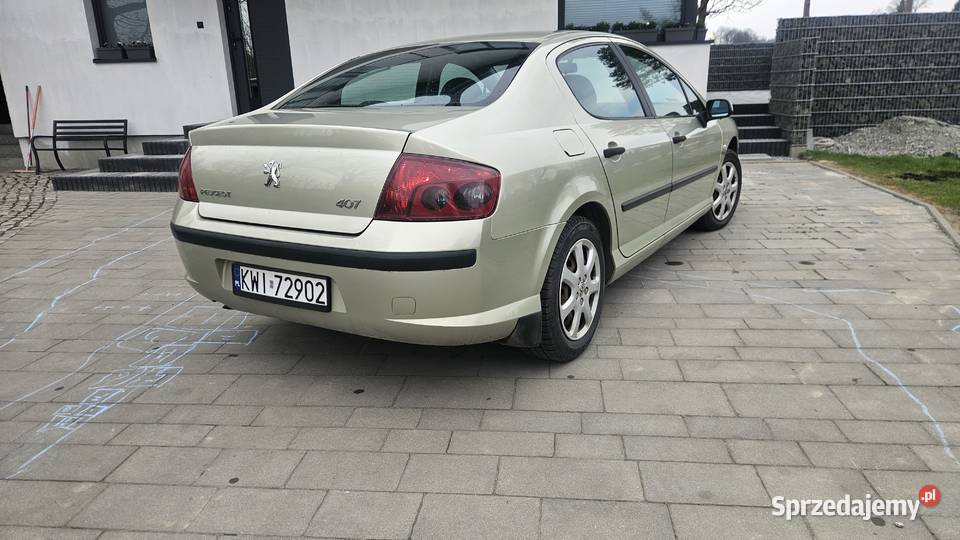 Peugeot 407 18 benzyna 2005r Rok produkcji 2005 Cichawa