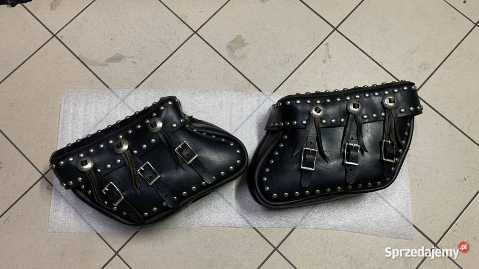Sakwy Motocyklowe Skórzane Kawasaki Vulcan VN Pozostałe Brzeszcze