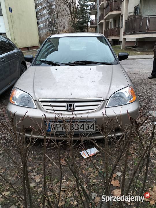 Honda Civic stan Rok produkcji 2001 Civic mazowieckie Pruszków