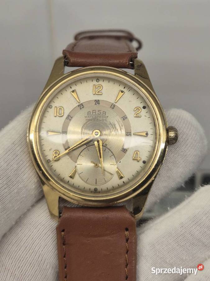 Szwajcarski zegarek Arsa 1950r Męskie Chorzów