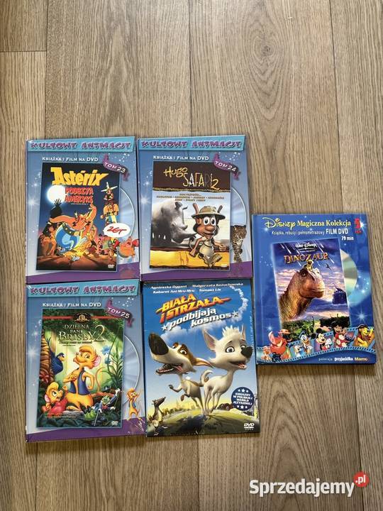 Kolekcja filmów książek bajek dzieci Nowe DVD Warszawa