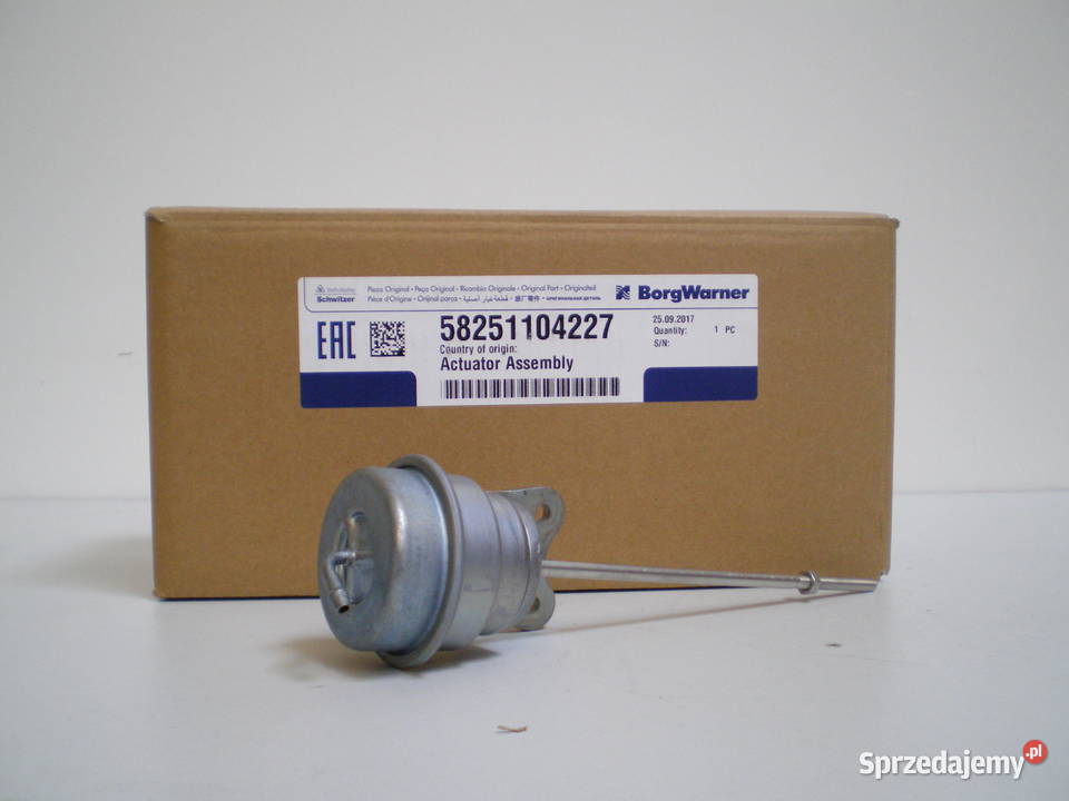 Nowy aktuator turbosprężarki BorgWarner KKK Siedlce