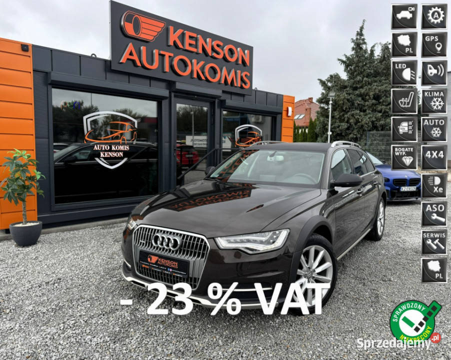 Audi A6 Allroad 245 Polski Salon FV23 Kamera kurtyny powietrzne A6 Allroad kujawsko-pomorskie