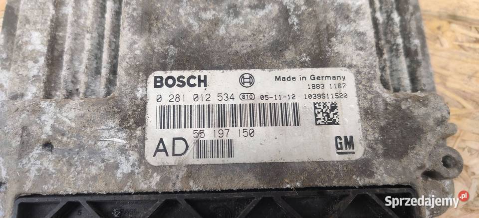 OPEL SIGNUM 2006 STEROWNIK 0281012534 MODUŁ ECU Gliwice