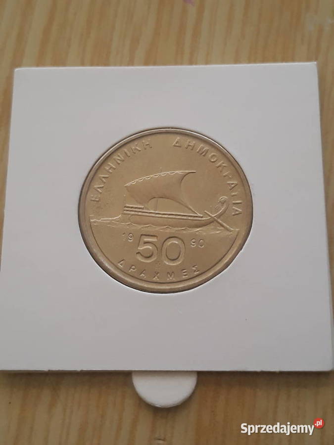 50 Drachm Grecja 1986 i 1990 r Konin