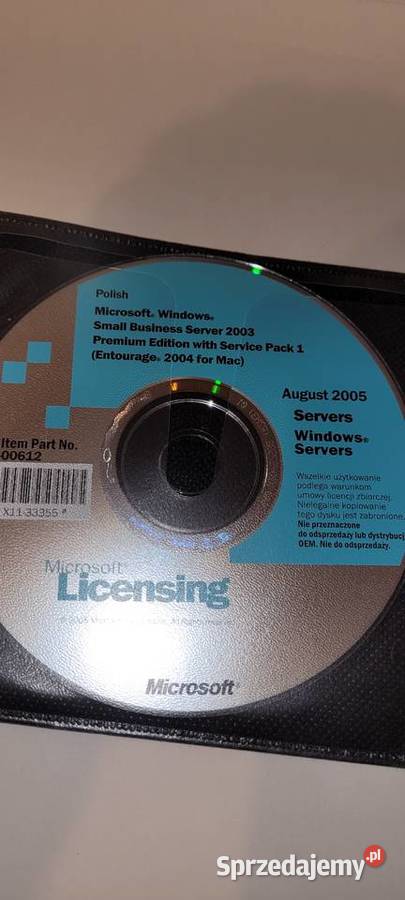 Windows Small Business Server 2003 Premium Oprogramowanie Poznań