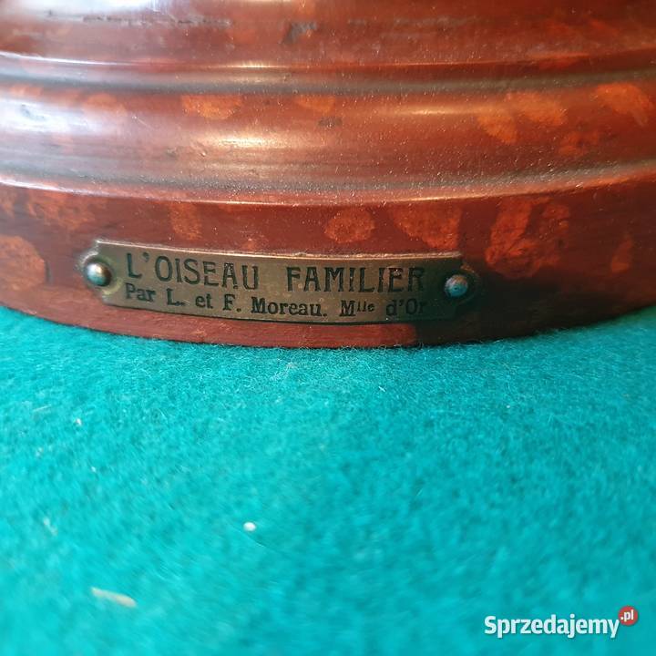 Starasygnowana rzeżba figura z cynkalustan Wrocław