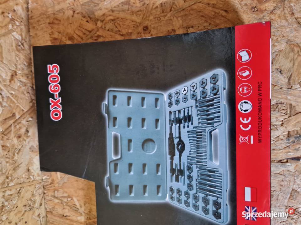 ZESTAW NARZYNEK I GWINTOWNIKÓW 60 EL Głogowa sprzedam