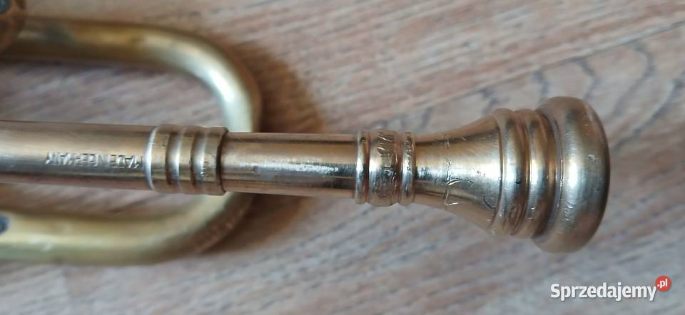 Stara mosiężna trąbka blaszane Instrumenty dęte Kraków