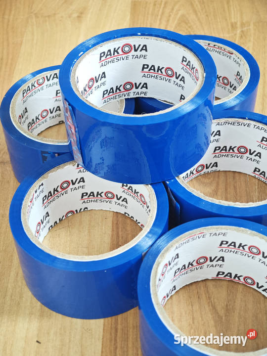 Zestaw 6 Taśma Pakowa Niebieska PAKOVA 48mm 50y Magazynowanie