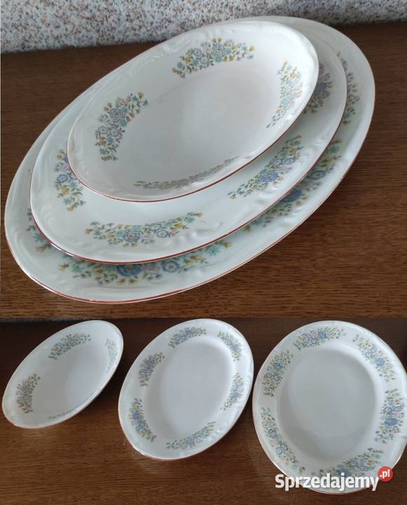 zestaw obiadowy kolekcjonerski porcelana Kielce