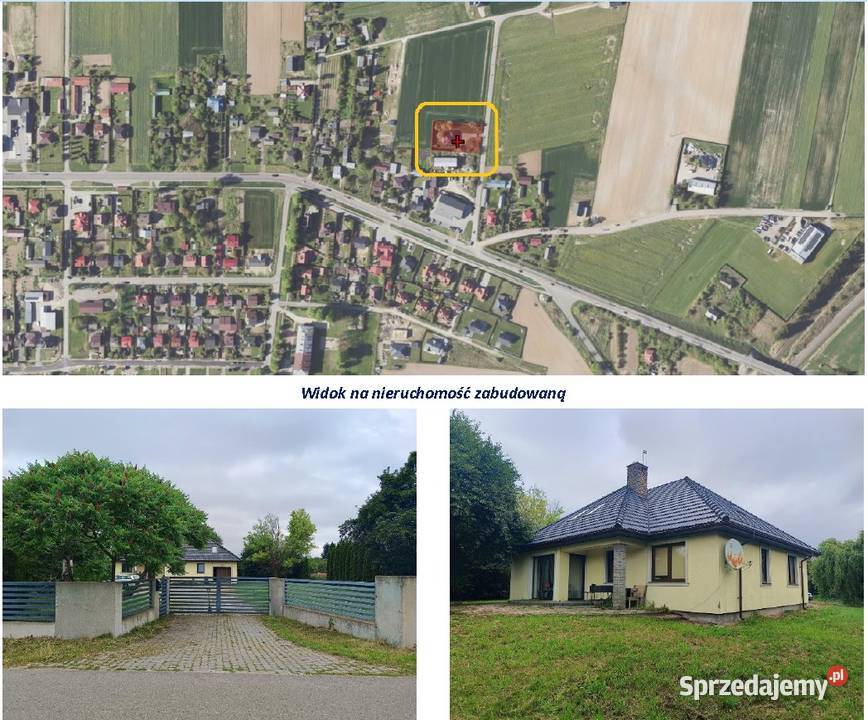 Syndyk sprzeda dom jednorodzinny na 20ar działce 169m2