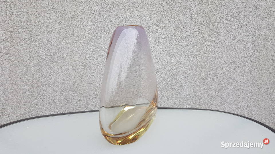 Bohemia wazon szklany śląskie Myszków