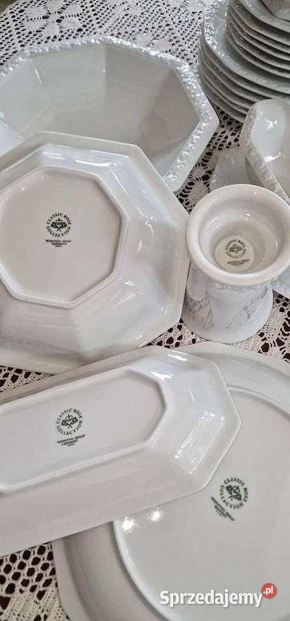Rosenthal Biała Maria serwis obiadowy 6ciu osób Nałęczów