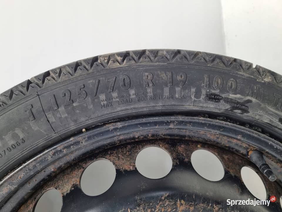 KOŁO DOJAZDOWE Audi A4 B8 A5 8T dojazdówka 12570