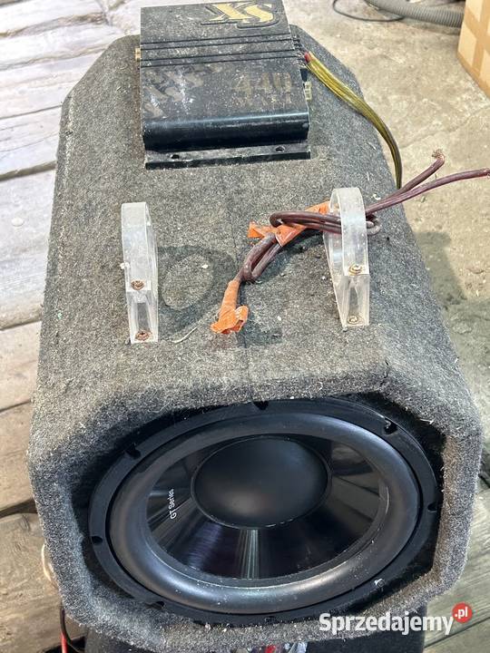 Subwoofer Blaupunkt GT Series 30 wzmacniacz XS skrzynie basowe i tuby Głośniki Łomża sprzedam