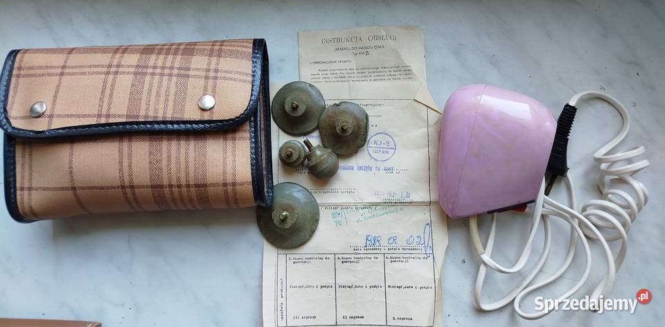 Aparat do masażu ciała AM2 z czasów PRL Łódź