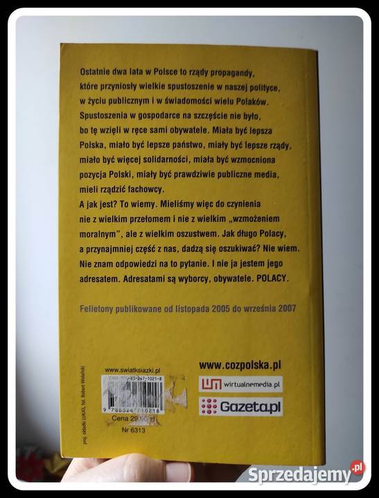 Tomasz Lis PISneyland Świat Książki Rok wydania 2007 Płock