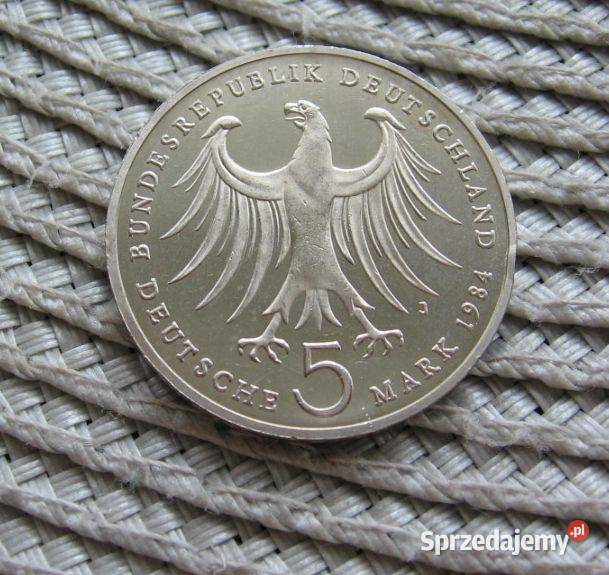 Niemcy 5 Marek 1984r J Feliks Meldenssohn Ładna Kalisz