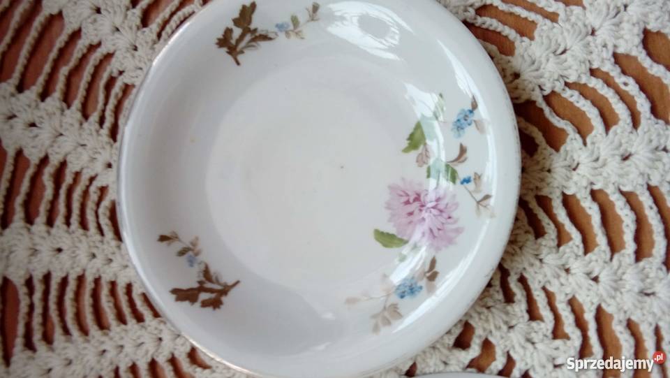 Talerzyki deserowe sygnowane Ćmielów mazowieckie Warszawa