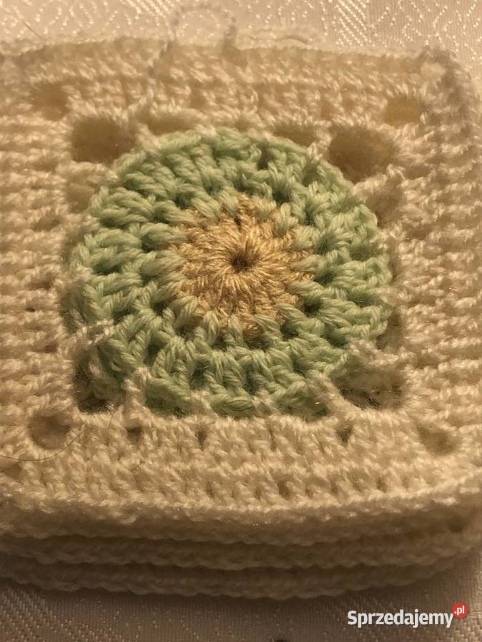 kwadrat babuni pled poduszkanarzuta na Zegrze