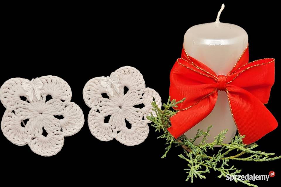 Zawieszki choinkowe kwiatuszki 6 Krzywaczka