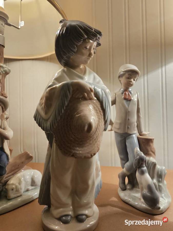 Lampki porcelanowe NAO by Lladro wys 40 Łańcut