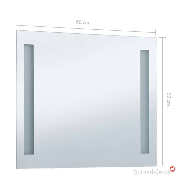 Ścienne lustro łazienkowe z LED 60 x 50 WM144705 mazowieckie Warszawa