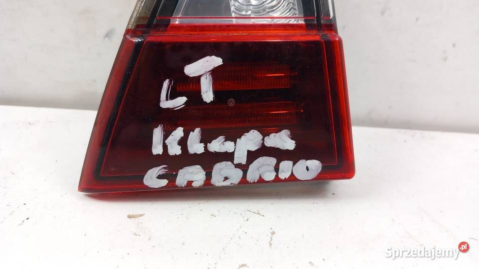 RENAULT MEGANE III CABRIO LAMPA TYŁ LEWA W KLAPĘ Zbierkowo sprzedam