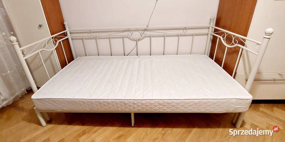 Łóżko stylowe metalowe rozkładane 210x80160 Stalowa Wola