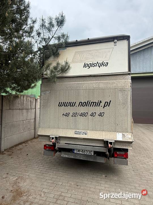 Zabudowa Iveco daily plandeka skrzynka z windą Sieradz