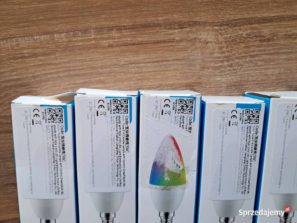 6 żarówek RGB led 220V nowe opakowania są trochę Sandomierz