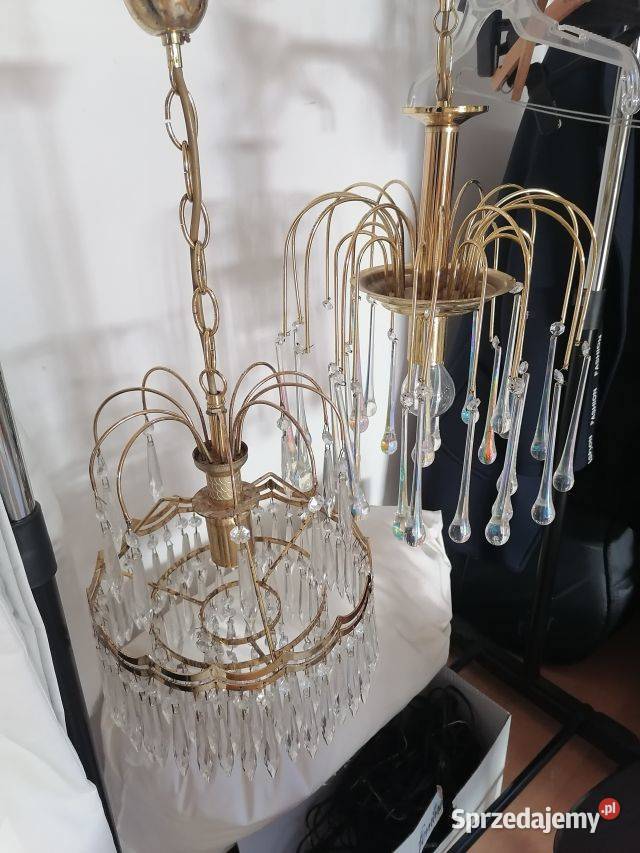 Zyrandol włoski art deco lata 70 te Tarnów sprzedam