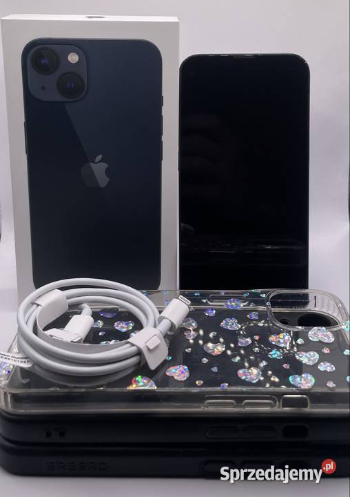 iPhone 13 128 GB Midnight 84 BEZ RYS 3 etui
