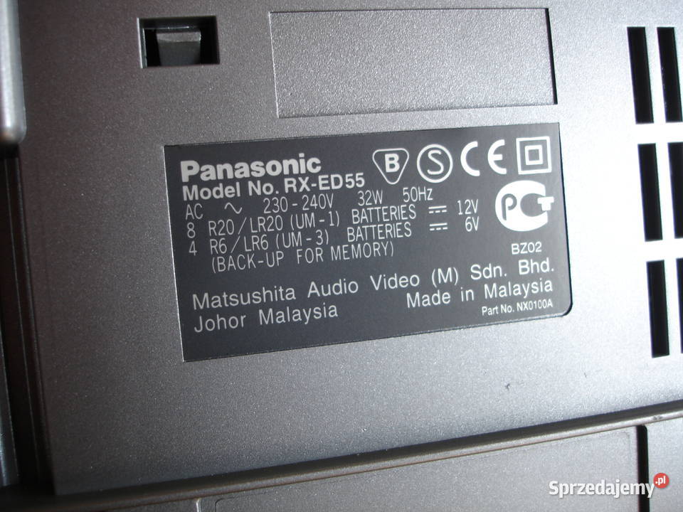 Radiomagnetofon PANASONIC RXED55 Zielona Góra
