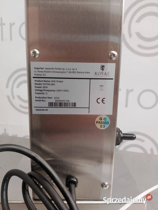 Shaker do koktajli Royal RCPMS80S Wrocław