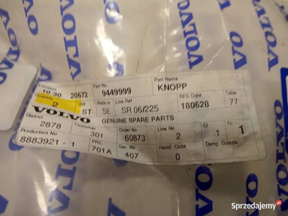 UCHWYT REGULACJI OPARCIA FOTELA VOLVO XC60 XC70 sprzedam