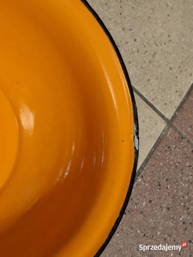 Miski emaliowana Silesia PRL śr 32 śląskie