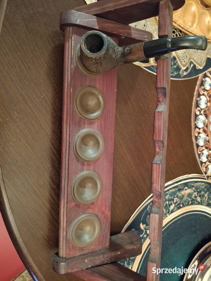 Podstawka drewniana na 5 fajek