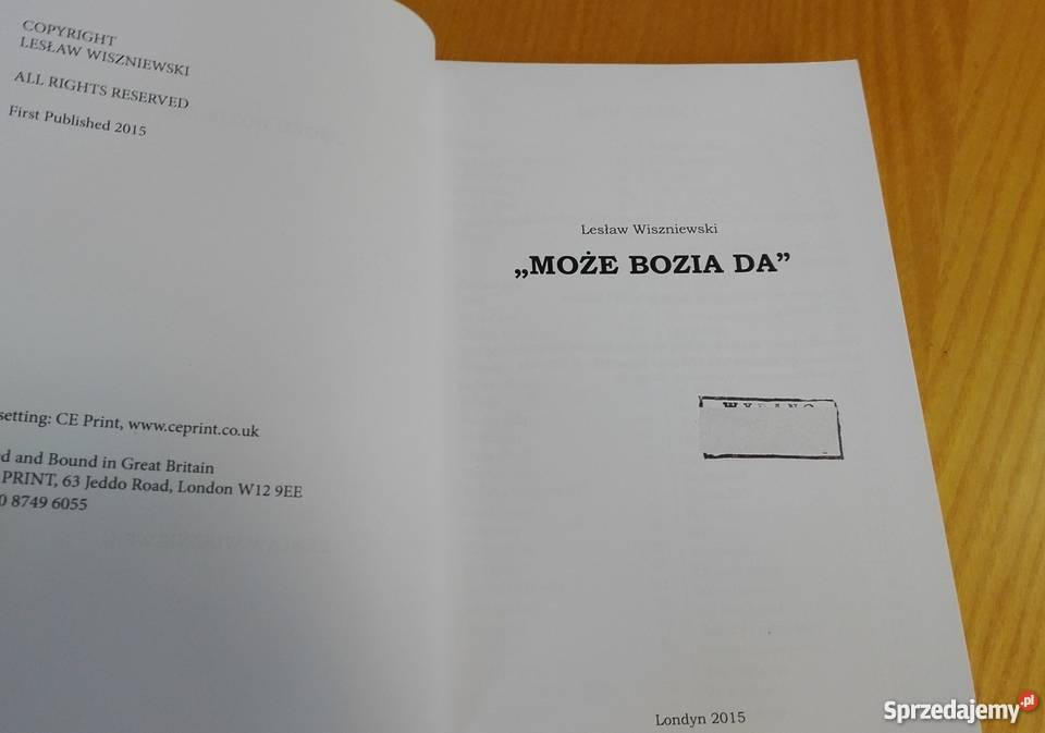 Może Bozia da Lesław Wiszniewski poezja Gdańsk