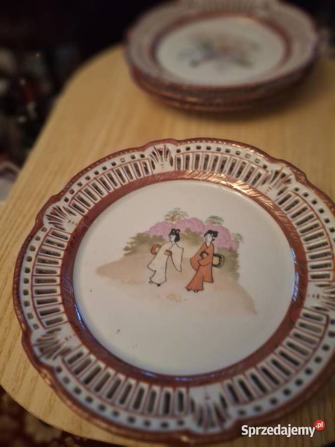 Talerzyki deserowe porcelana Warszawa
