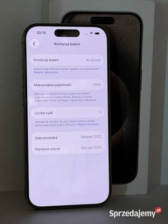 iPhone 15 Pro 128GB 100 Kondycja Kalisz sprzedam