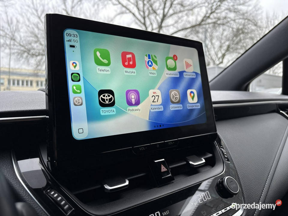 Toyota Corolla 18 Hybrid 140 STYLE salon Polska relingi dachowe mazowieckie Warszawa sprzedam