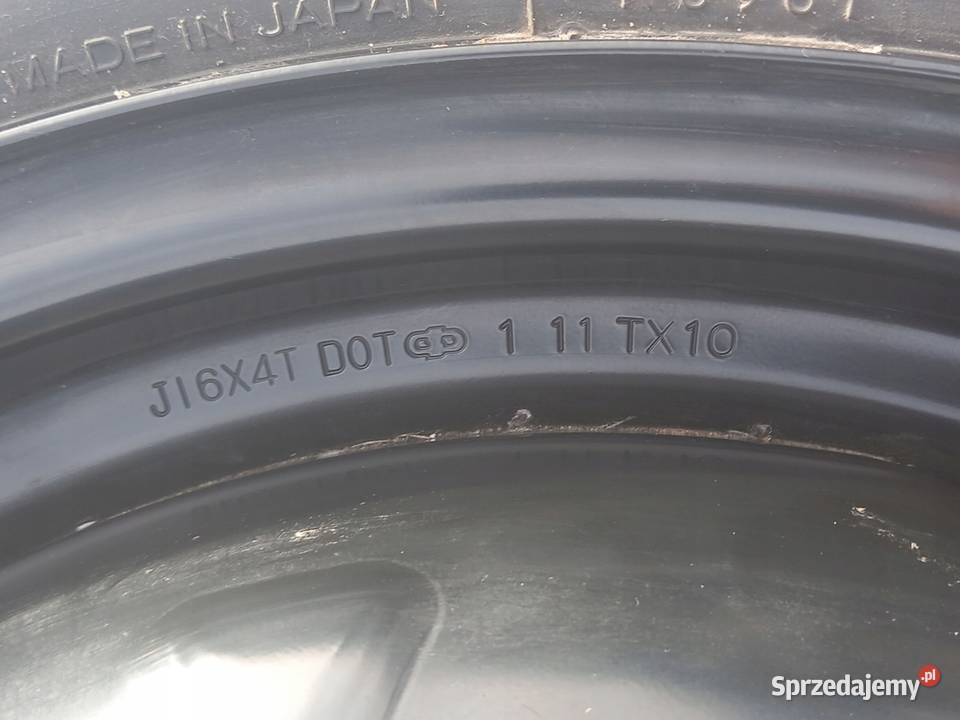 TOYOTA PRIUS III koło dojazdowe 1358016 101M Kielce