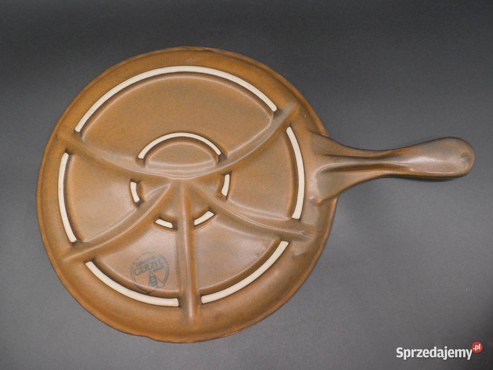 Talerz do Fondue Raclette Gerzit West Germany Porcelana i szkło Antyki, Sztuka, Kolekcje Raszków sprzedam