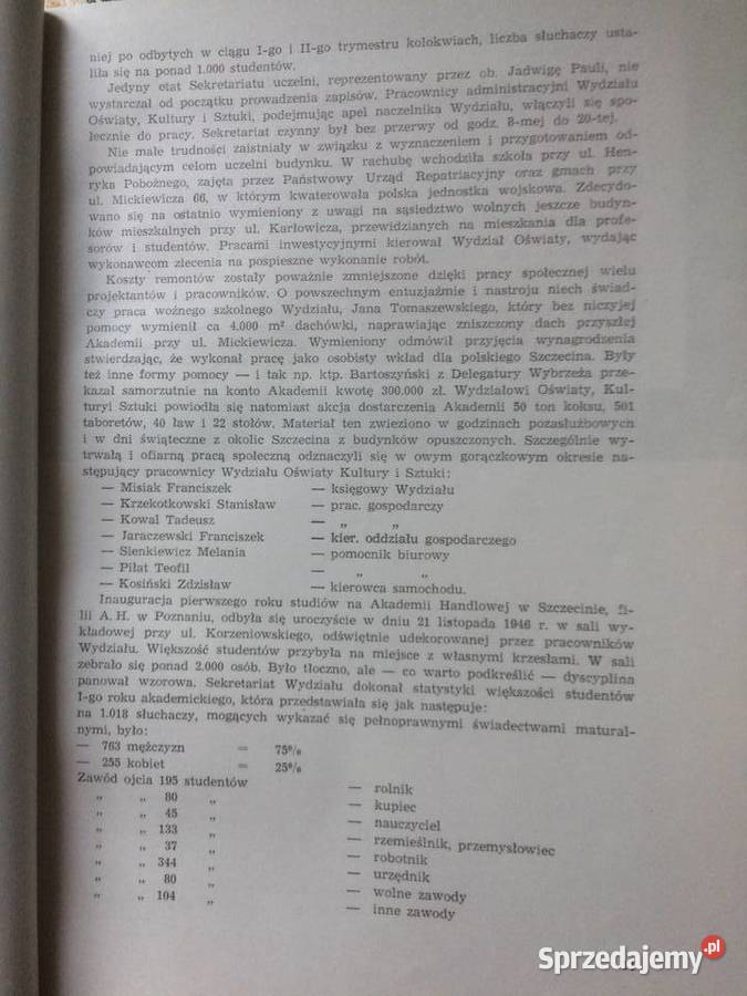 3738 W XXVLecie Oświaty Szczecińskiej 1970