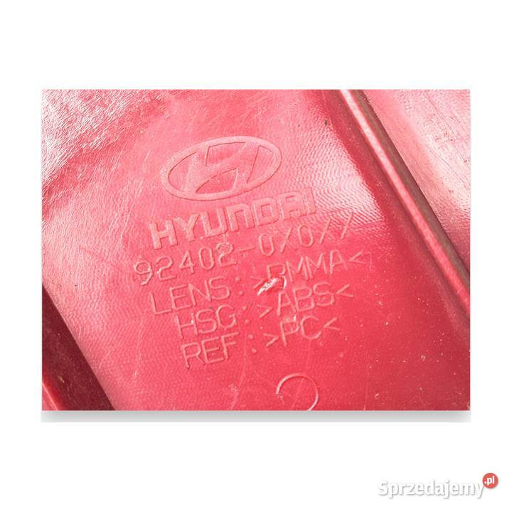 LAMPA PRAWA Hyundai i10 20072013 tylna tylnia Chełm